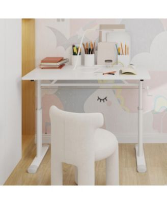 + Adjustable Height + Wood/Metal (if applicable) + Compact Design + Study Desk
