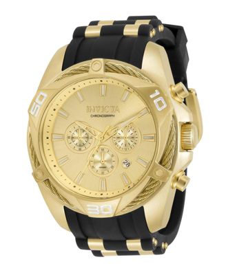 Men's 34142 Bolt Quartz Chronograph Gold Dial Watch