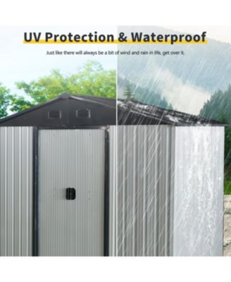 8ft x 4ft Metal Storage Shed