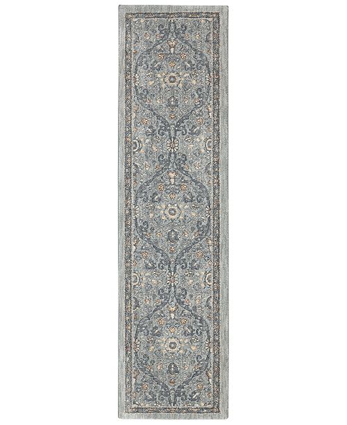 Karastan Euphoria Galway Willow Grey 2 4 X 7 10 Runner Rug Reviews Rugs Macy S