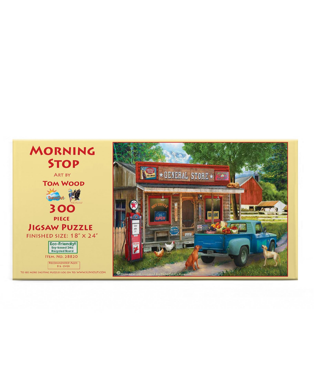 SunsOut Morning Stop 300 piece Jigsaw Puzzle for Adults