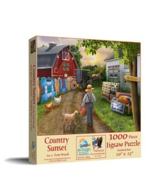 Country Sunset 1000 piece Jigsaw Puzzle for Adults