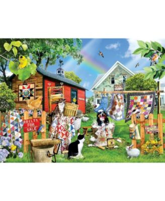 Wash Day Quilts 500 piece Jigsaw Puzzle for Adults