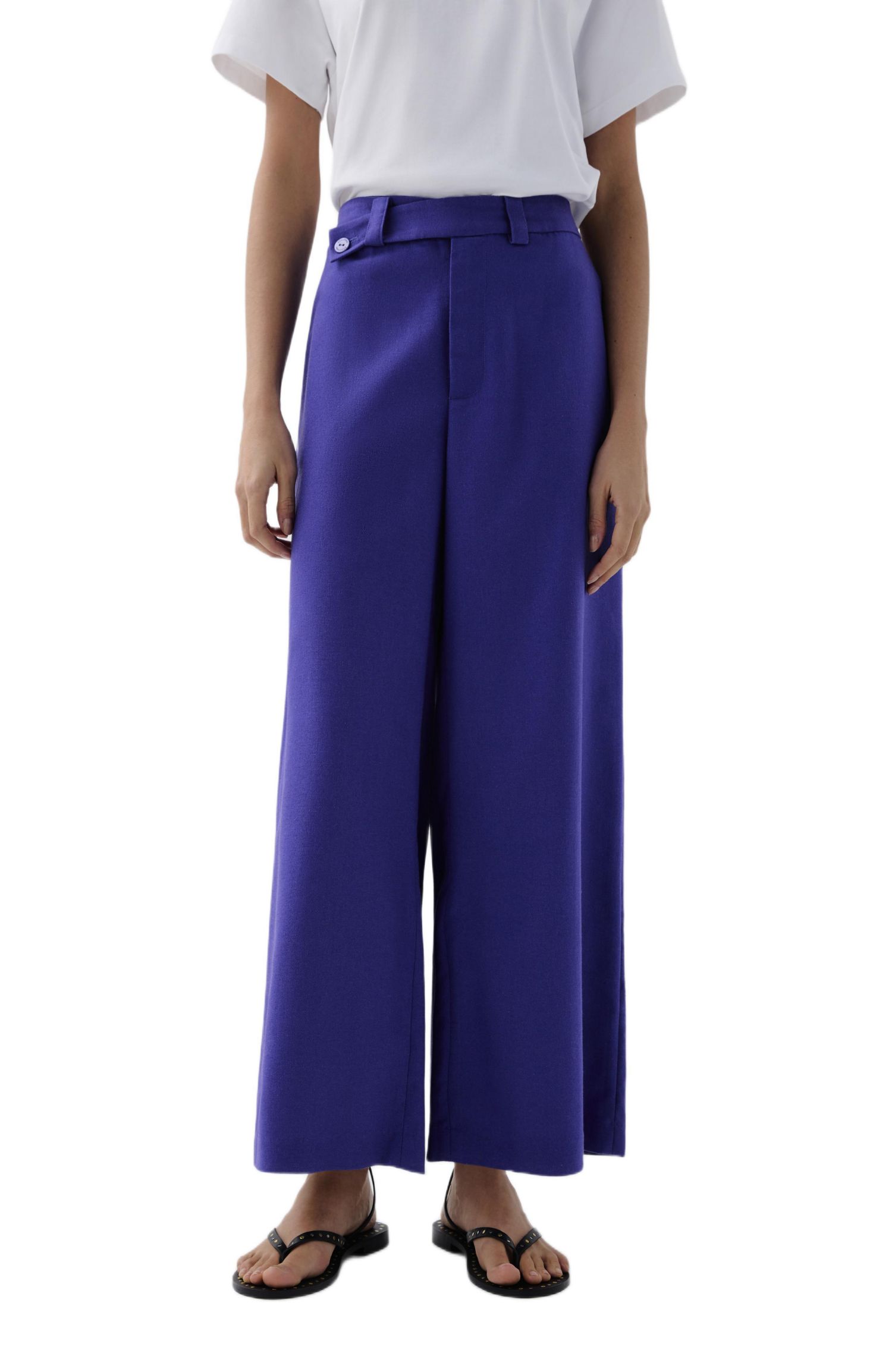 Women's Linen Plain Pant