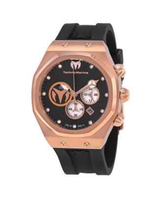 Men's TM-520004 Reef Quartz Chronograph Rose Gold Dial Watch