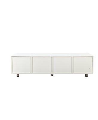 TV Stand with Storage & Drawers - White