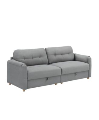 Streamdale Teddy Cotton Linen Sofa - Light Grey