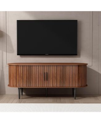 Streamdale 47" Modern TV Stand with Sliding Door & Storage