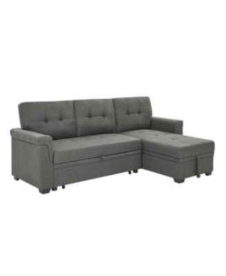 86" Upholstered Pull-Out Sofa Bed
