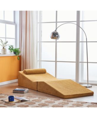 Foldable Sponge Sofa Bed- Portable Lounger for Living Room & Bedroom