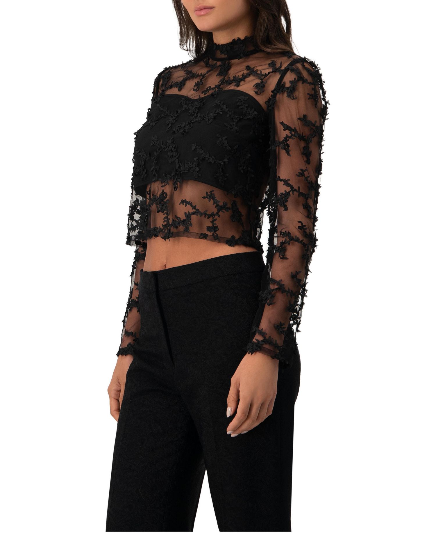 Women's Textured Straight Blouse