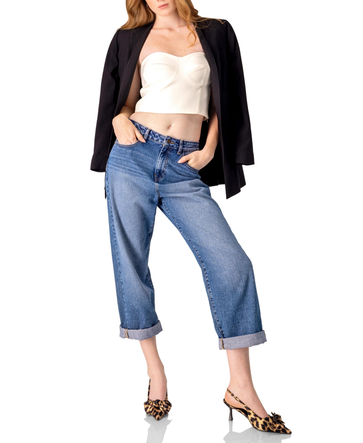 Ivonne Women's Solid Natural Tube Crop Top