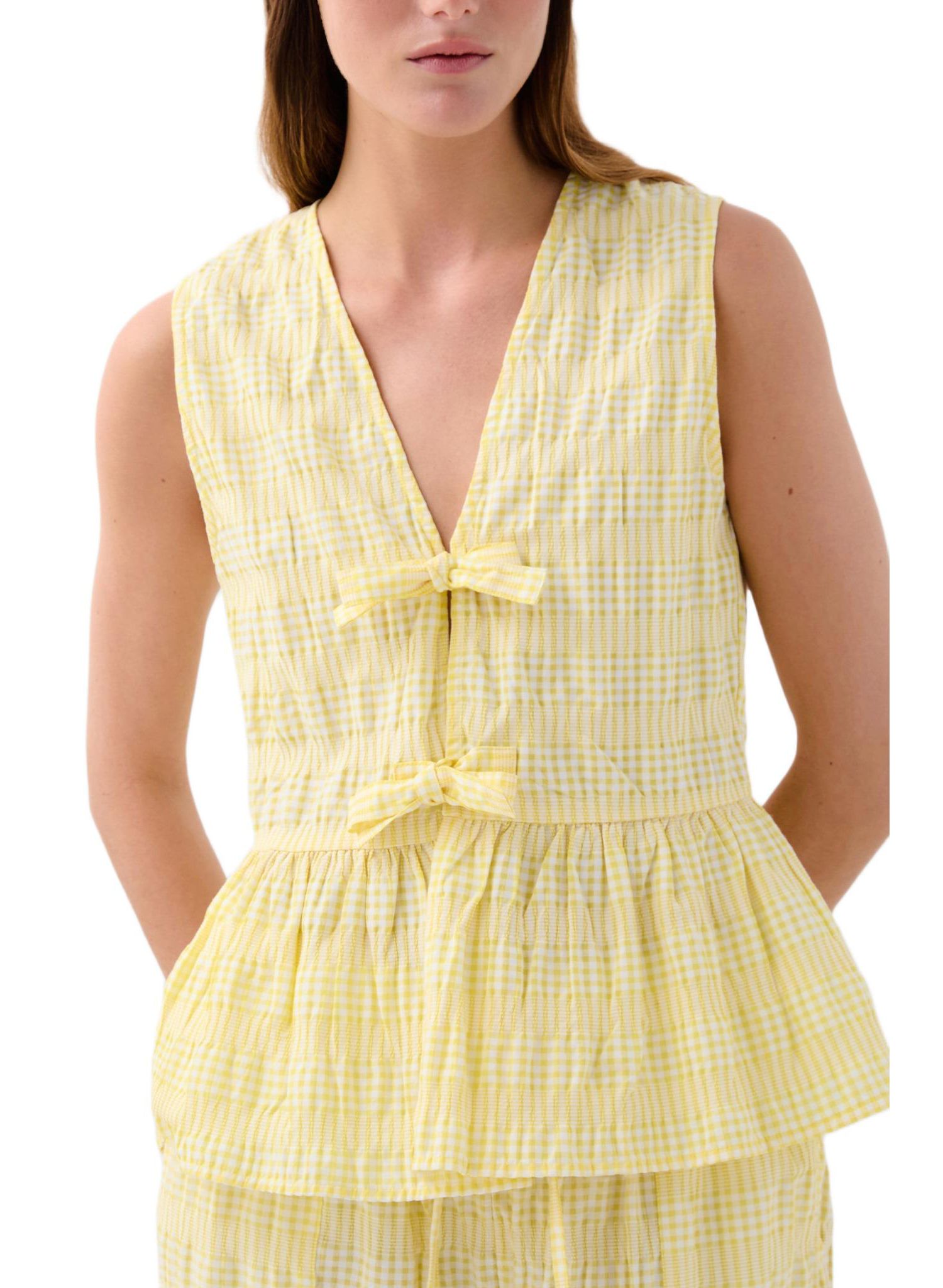 Women's Cop Check Top