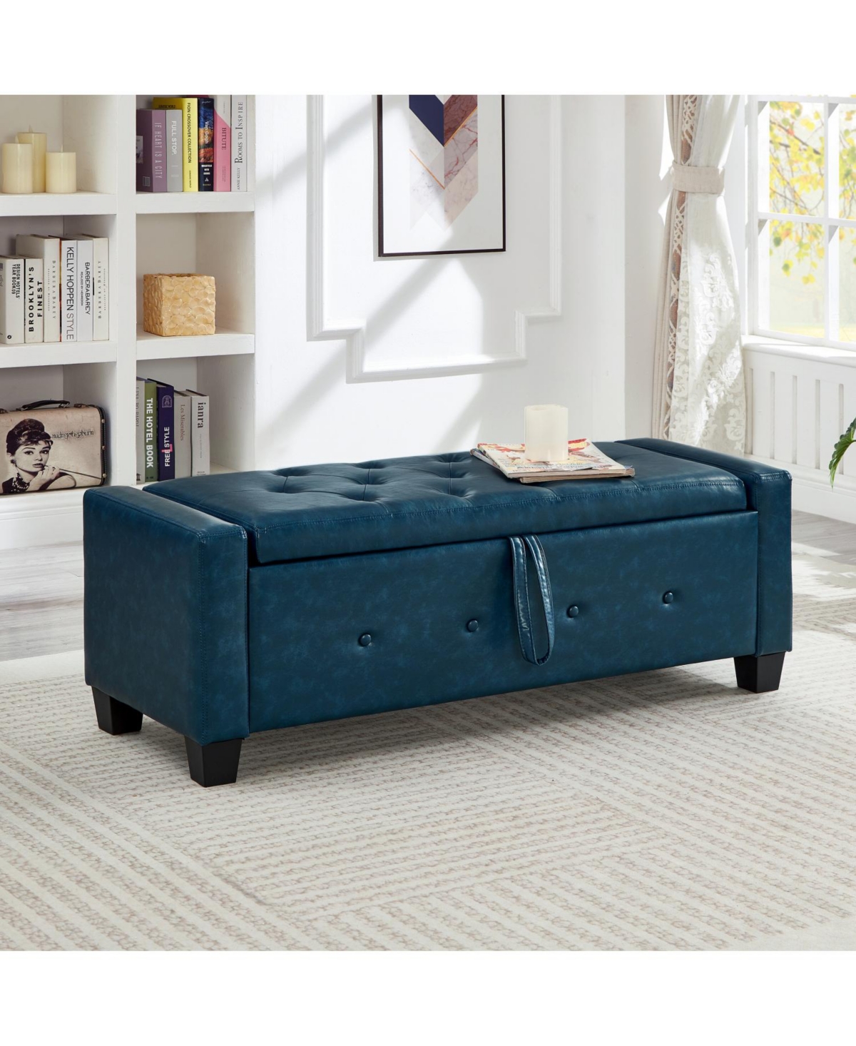 Streamdale Furniture 48" Storage Ottoman Bench