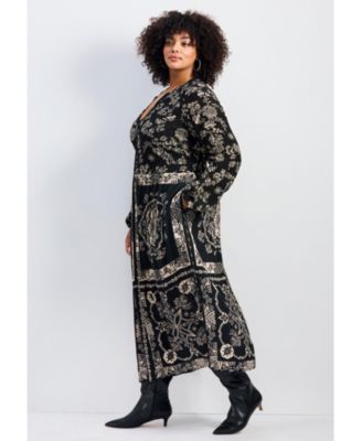 Women's Eliana Scarf Placement Print Dress