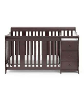 Portofino 4-in-1 Convertible Crib and Changer - Espresso