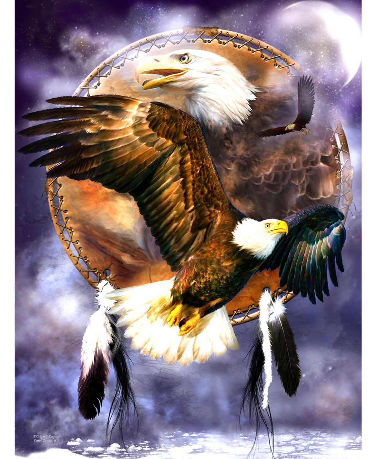 SunsOut Spirit Eagle 500 piece Jigsaw Puzzle for Adults