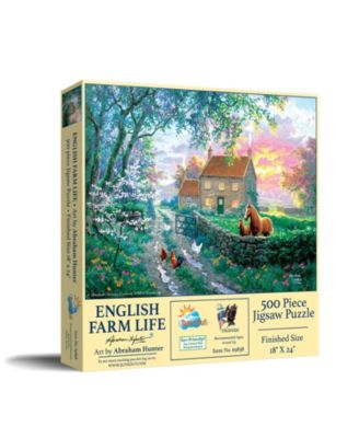 English Farm Life 500 piece Jigsaw Puzzle for Adults
