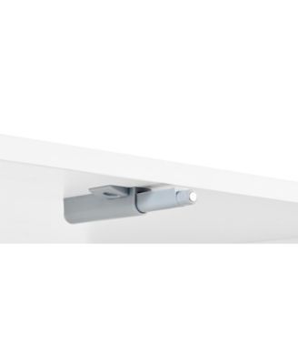 Farmhouse TV Stand for 75" TVs, Cream Media Console, White, 69.6"W