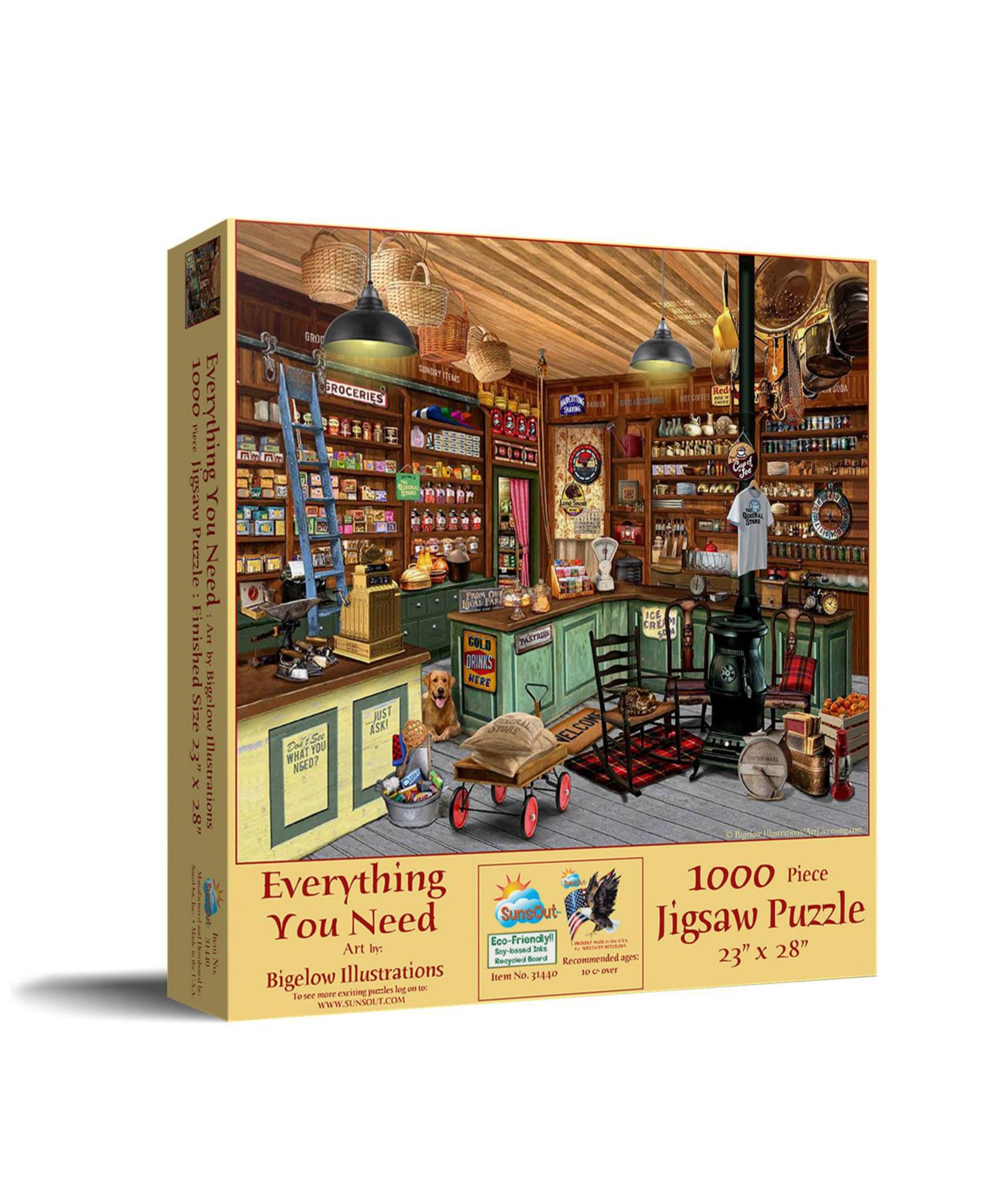 Детский пазл SunsOut Everything You Need 1000 Piece Interlocking Adult Jigsaw Puzzle, от 15 лет — фото 1