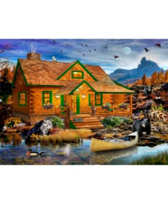 Mountain Cabin 500-piece Jigsaw Puzzle for Adults