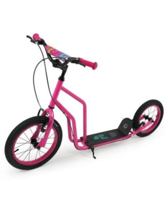 Youth Scooter with Adjustable Handlebar and Inflatable Wheels