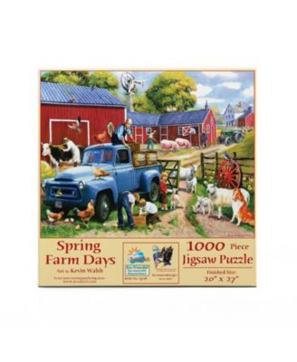 Spring Farm Days 1000 piece Jigsaw Puzzle for Adults