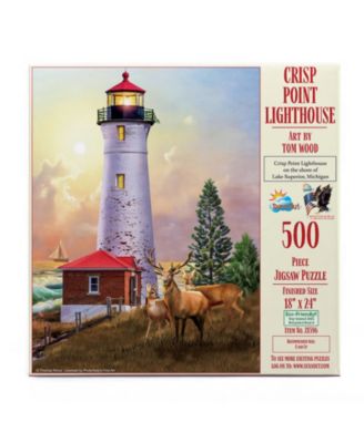 Crisp Point Lighthouse 500 piece Jigsaw Puzzle for Adults
