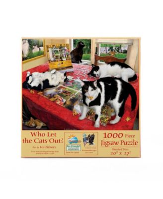 Who let the Cats Out 1000 piece Jigsaw Puzzle for Adults
