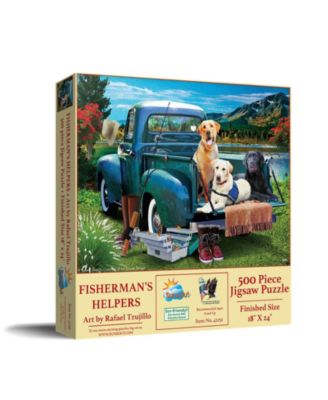 Fisherman's Helpers 500 piece Jigsaw Puzzle for Adults