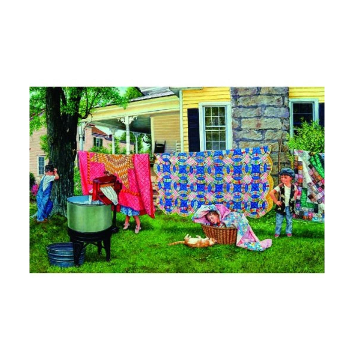 Hide N Quilt 550 piece Jigsaw Puzzle for Adults