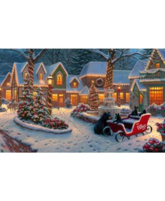 Village Visitors 550 piece Jigsaw Puzzle for Adults