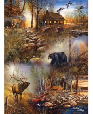 Forest Collage 1000 piece Jigsaw Puzzle for Adults