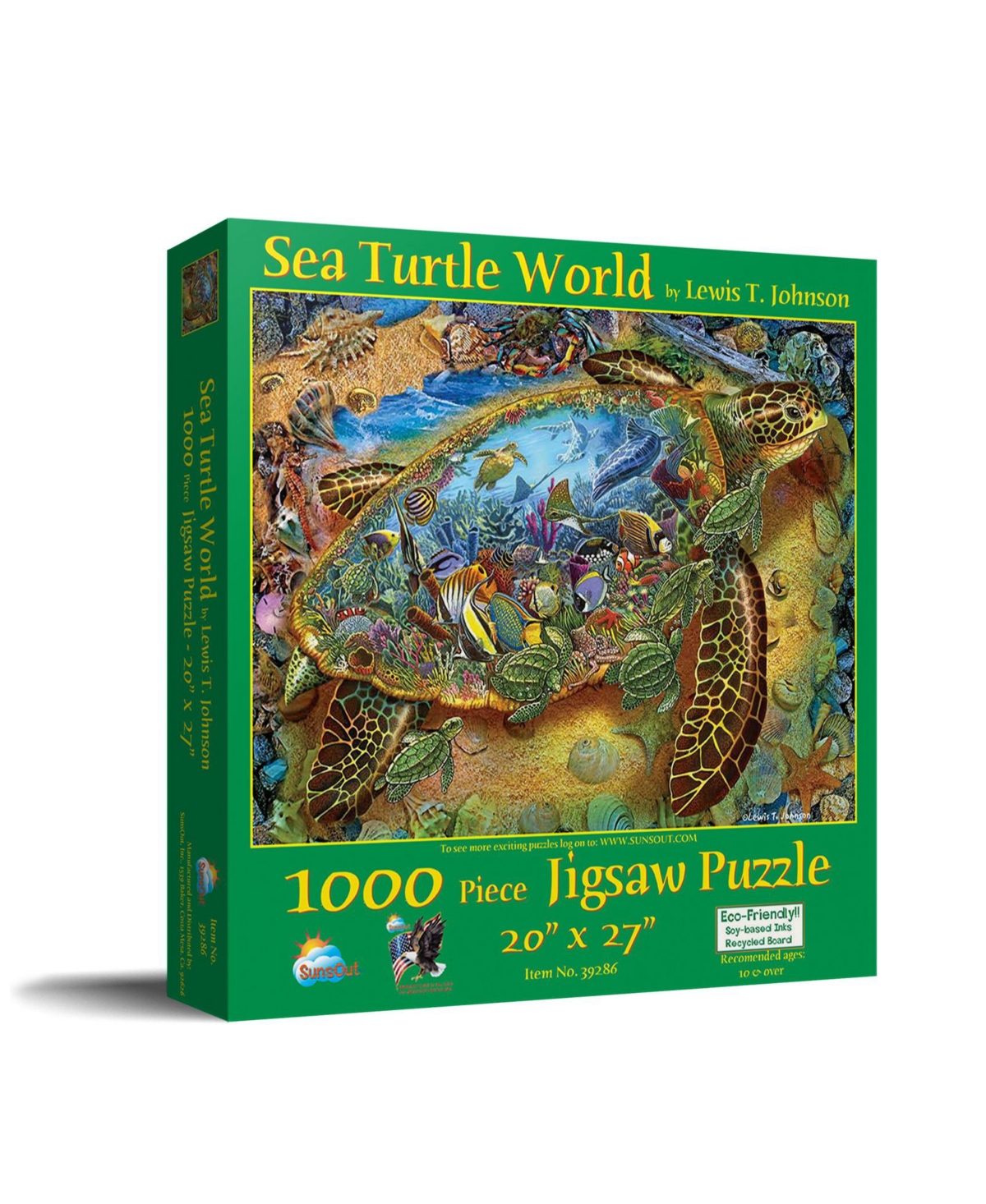 SunsOut Sea Turtle World 1000 piece Jigsaw Puzzle for Adults
