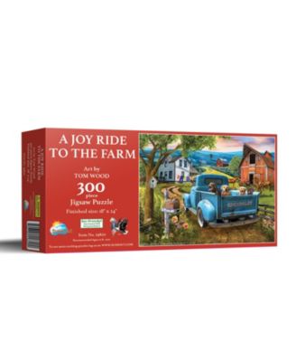 A Joy Ride to the Farm 300 piece Jigsaw Puzzle for Adults