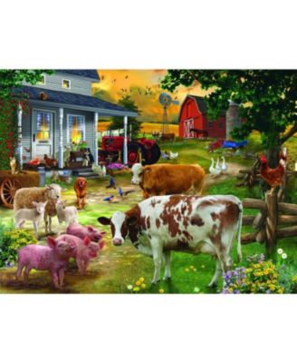 Gathering in the Farm Yard 300 piece Jigsaw Puzzle for Adults