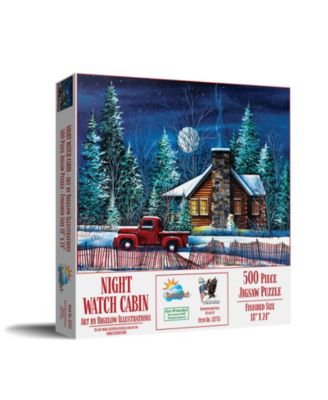 Night Watch Cabin 500 piece Jigsaw Puzzle for Adults Christmas