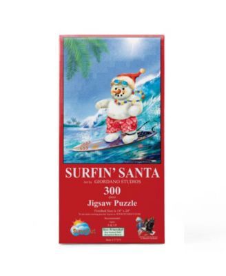 Surfin' Santa 300 piece Jigsaw Puzzle for Adults Christmas