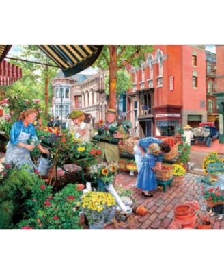 Sidewalk Flower Sale 1000 piece Jigsaw Puzzle for Adults