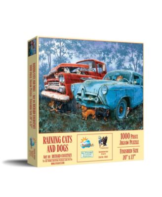 Raining Cats and Dogs 1000 piece Jigsaw Puzzle for Adults