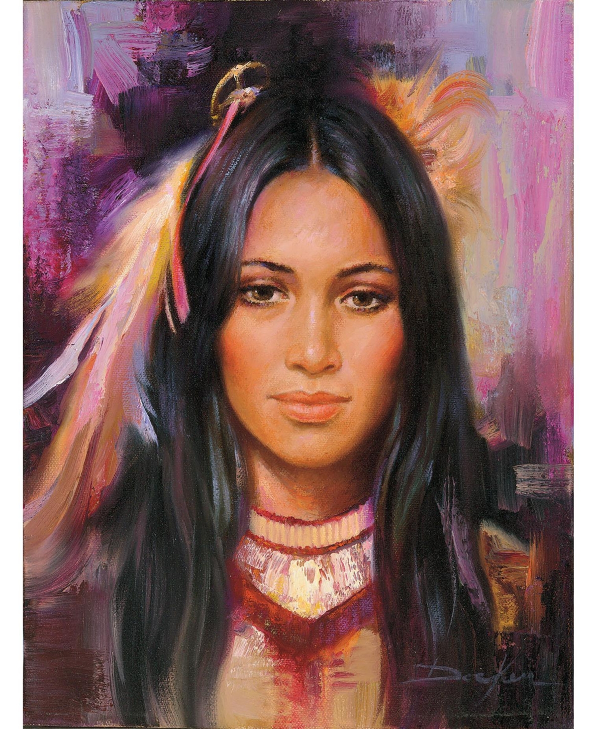 SunsOut Lavender Maiden 500 piece Jigsaw Puzzle for Adults