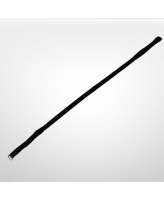 - I AM - Leather Monogram Yoga Strap, Black with Gold Accents