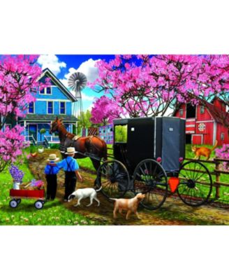 Cherry Blossom Time 1000 piece Jigsaw Puzzle for Adults