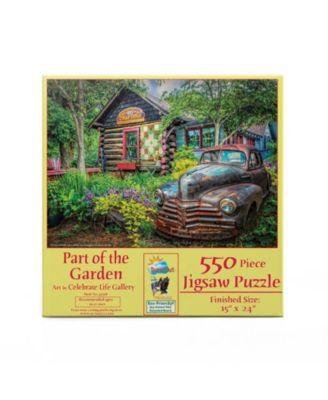 Part of the Garden 550 piece Jigsaw Puzzle for Adults