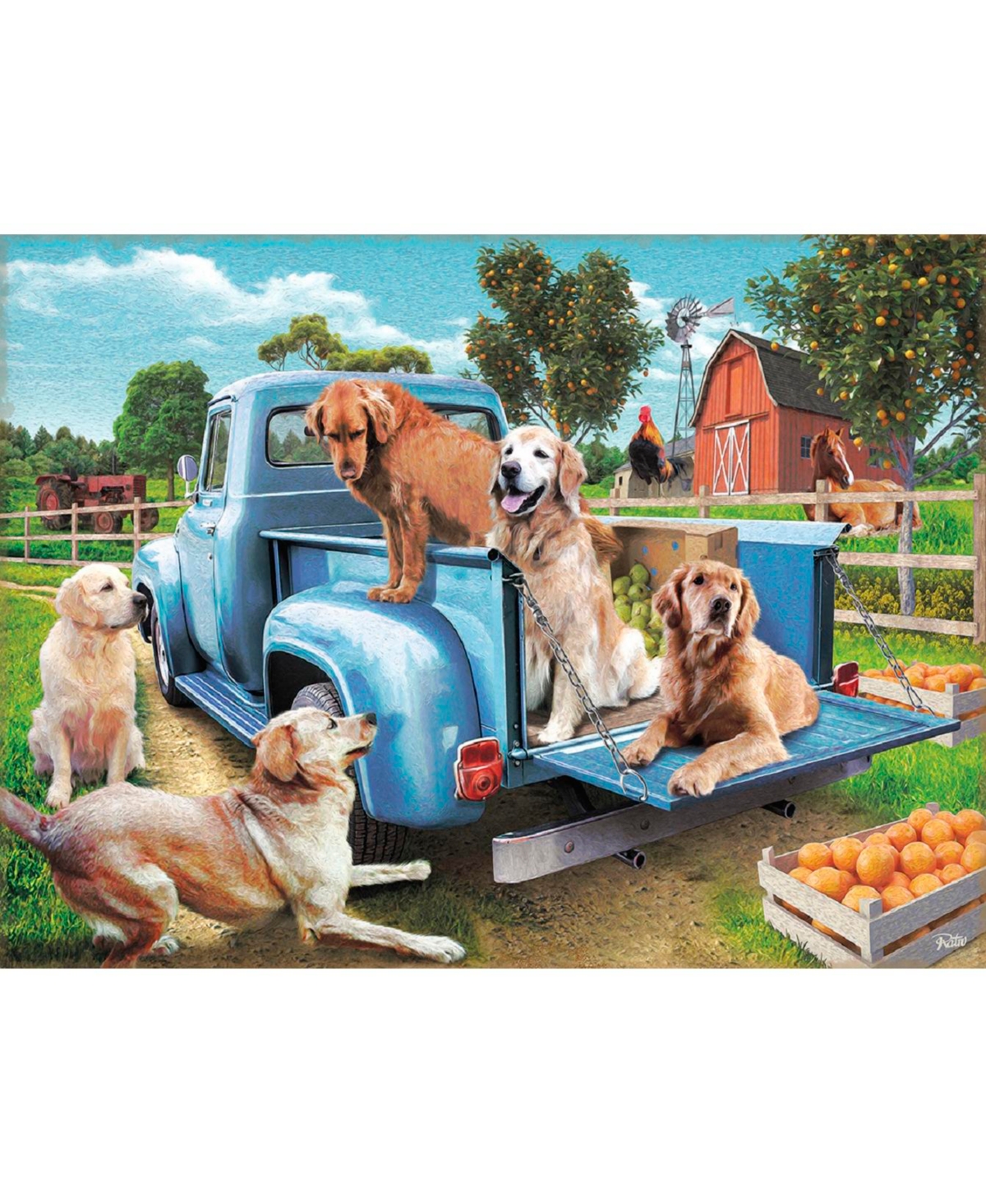 SunsOut Golden Summer 500 piece Jigsaw Puzzle for Adults