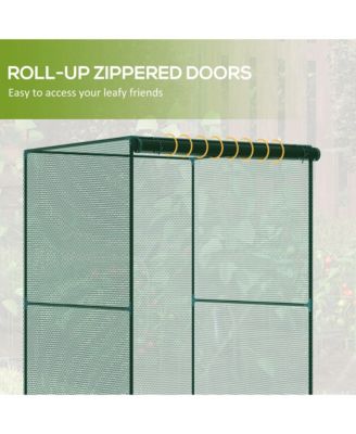 4' x 4' Walk-in Crop Cage, Plant Protectors with Door