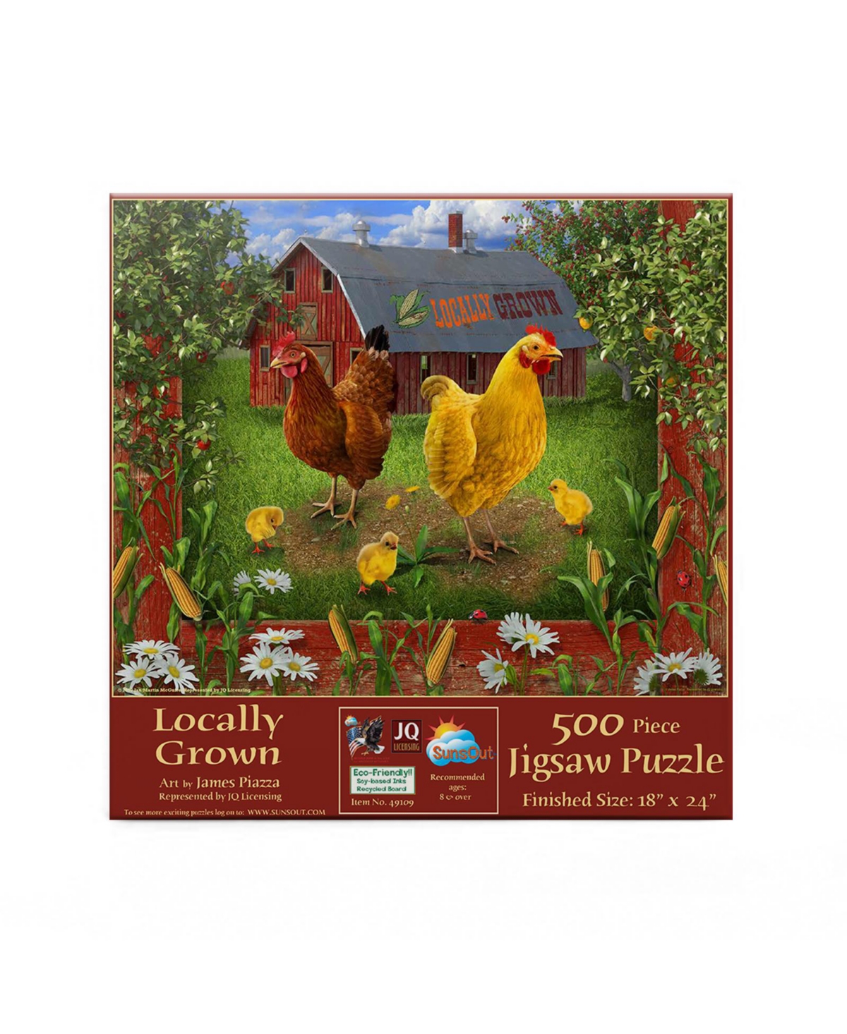 SunsOut Locally grown 500 piece Jigsaw Puzzle for Adults