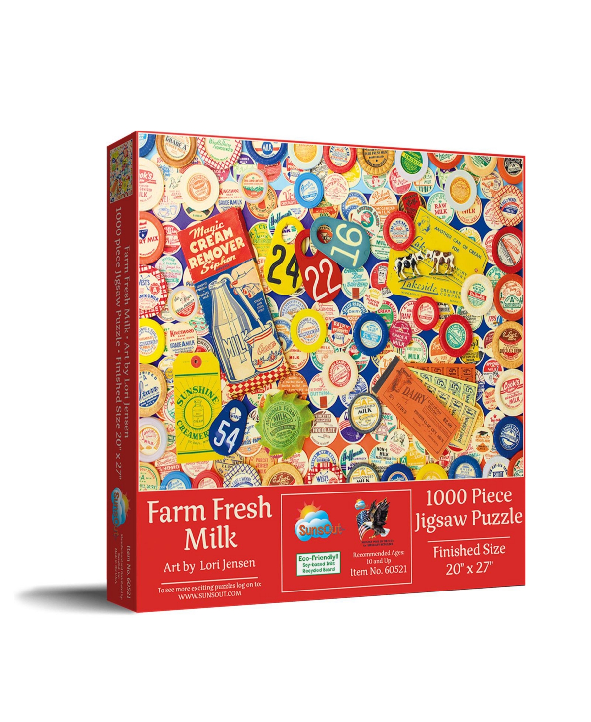 SunsOut Fresh Milk 1000 piece Jigsaw Puzzle for Adults