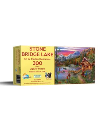 Stone Bridge Lake 300 piece Jigsaw Puzzle for Adults
