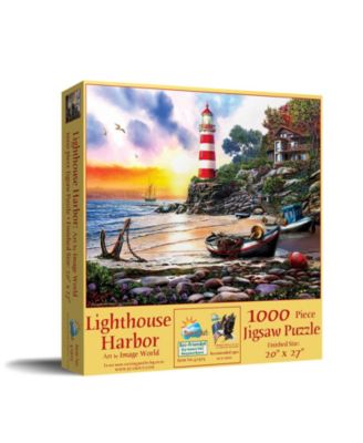 Lighthouse Harbor 1000 piece Jigsaw Puzzle for Adults
